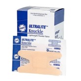 Ultralite Elastic Cloth Knuckle Adhesive Bandages - 1.5" x 3", 40 per Box